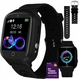 Modré detské inteligentné hodinky KidWatch a9s